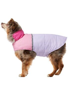 32 Degrees Pink & Lavender Dog Puffer Jacket- NWOT